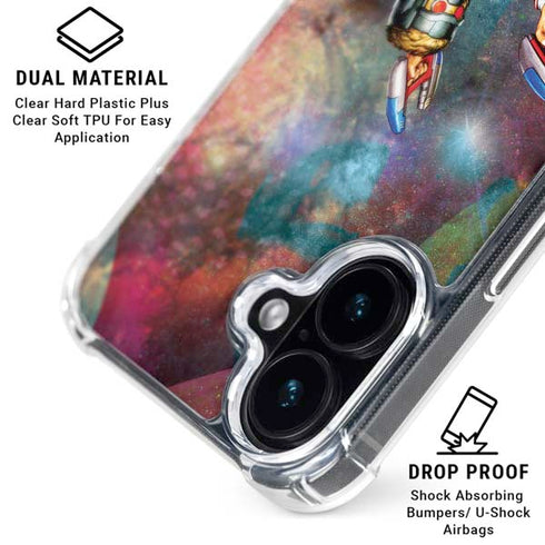 Marvel Star-Lord Cosmic Commander iPhone 16 Clear Case